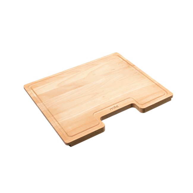 Deska do krojenia drewniana - model zlewozmywaka: MILÓ PLUS 1KKO / 1KDO