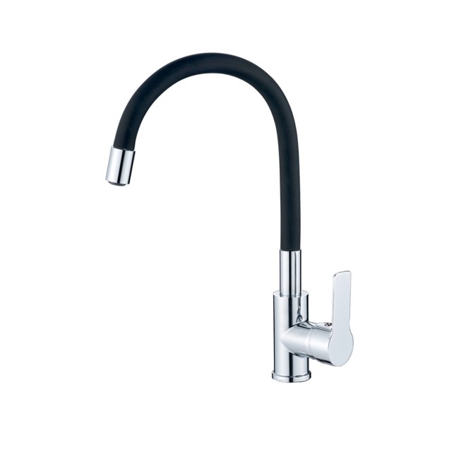 RUBI standing kitchen faucet, elastic "U" spout  - finishing Black