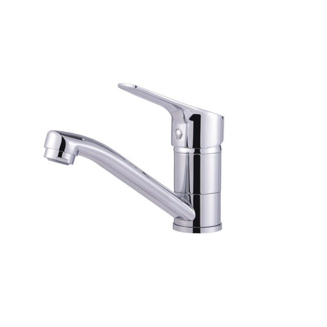 LUCCA standing washbasin faucet with "S" spout - finishing Chrome