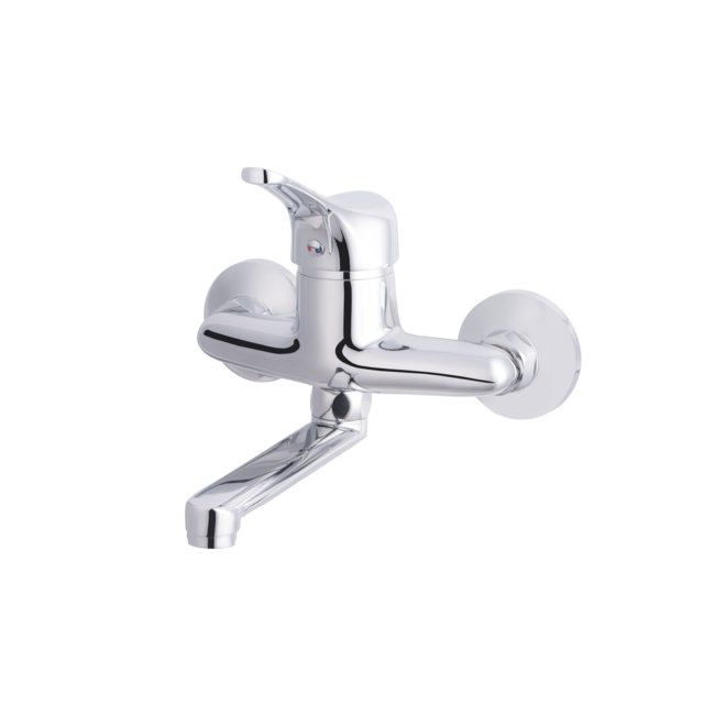 VERSO wall-mounted washbasin faucet - finishing Chrome